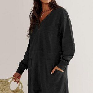 Anrabess Jumpsuit Black Size XL New